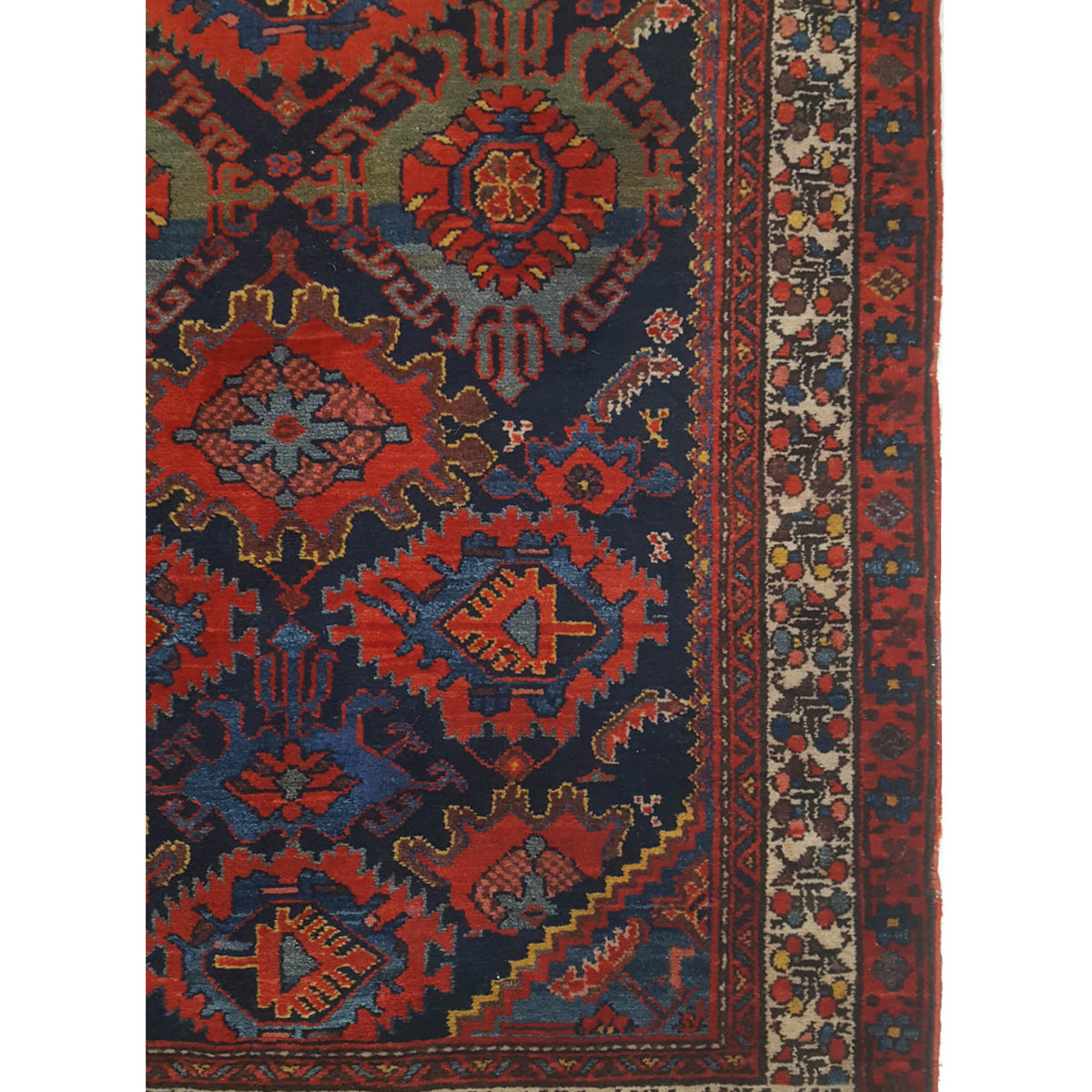 Pacific Malayer 67280 Red Navy Traditional Hand Knotted Rug