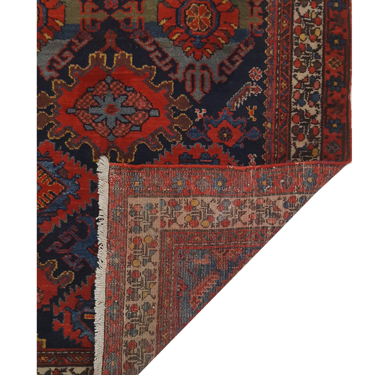 Pacific Malayer 67280 Red Navy Traditional Hand Knotted Rug