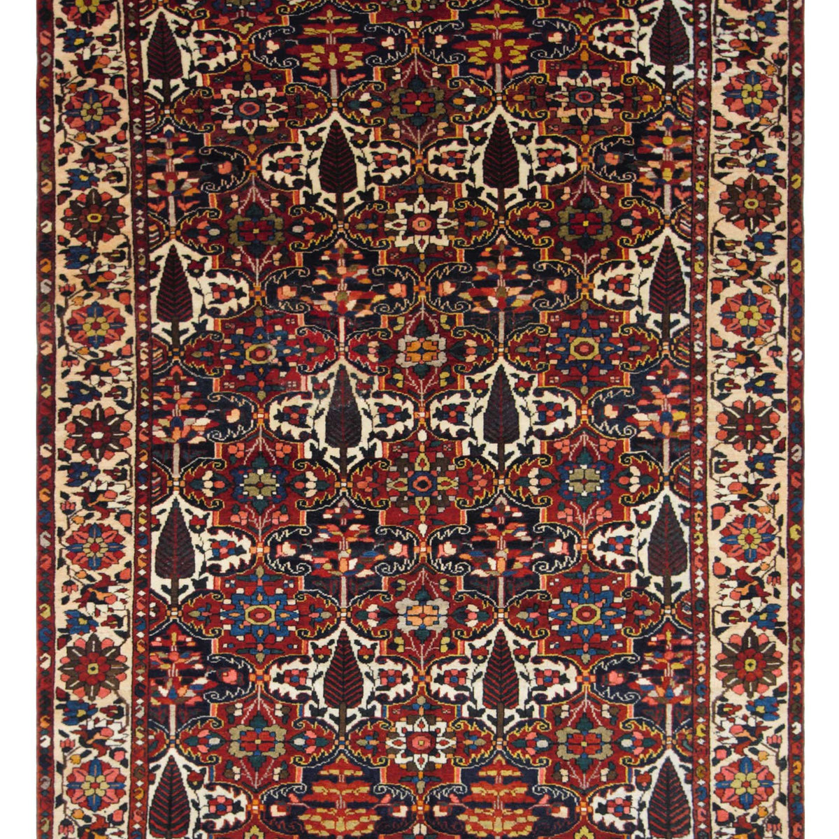 Pacific Antique Bakhtiyari  Red Navy Traditional