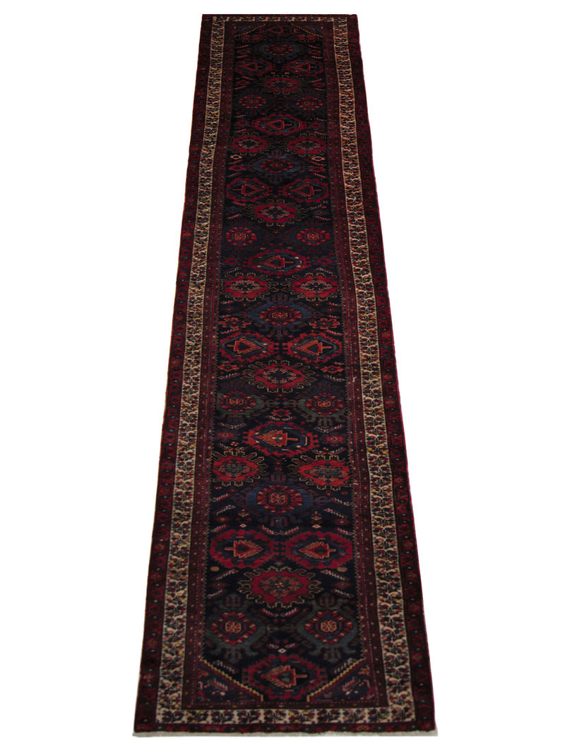 Pacific Malayer 67282 Navy Red Traditional Hand Knotted Rug