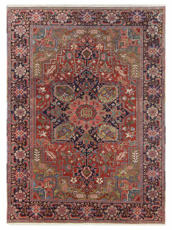 Pacific Heriz  Coral Navy Traditional