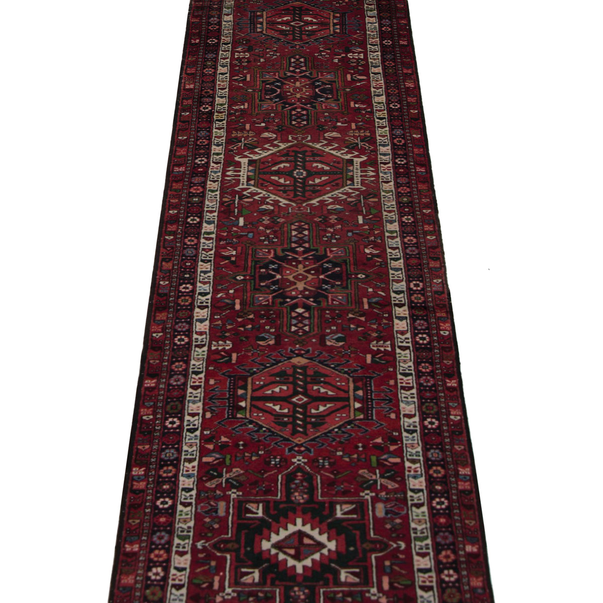 Pacific Karajah 67285 Red Red Traditional Hand Knotted Rug
