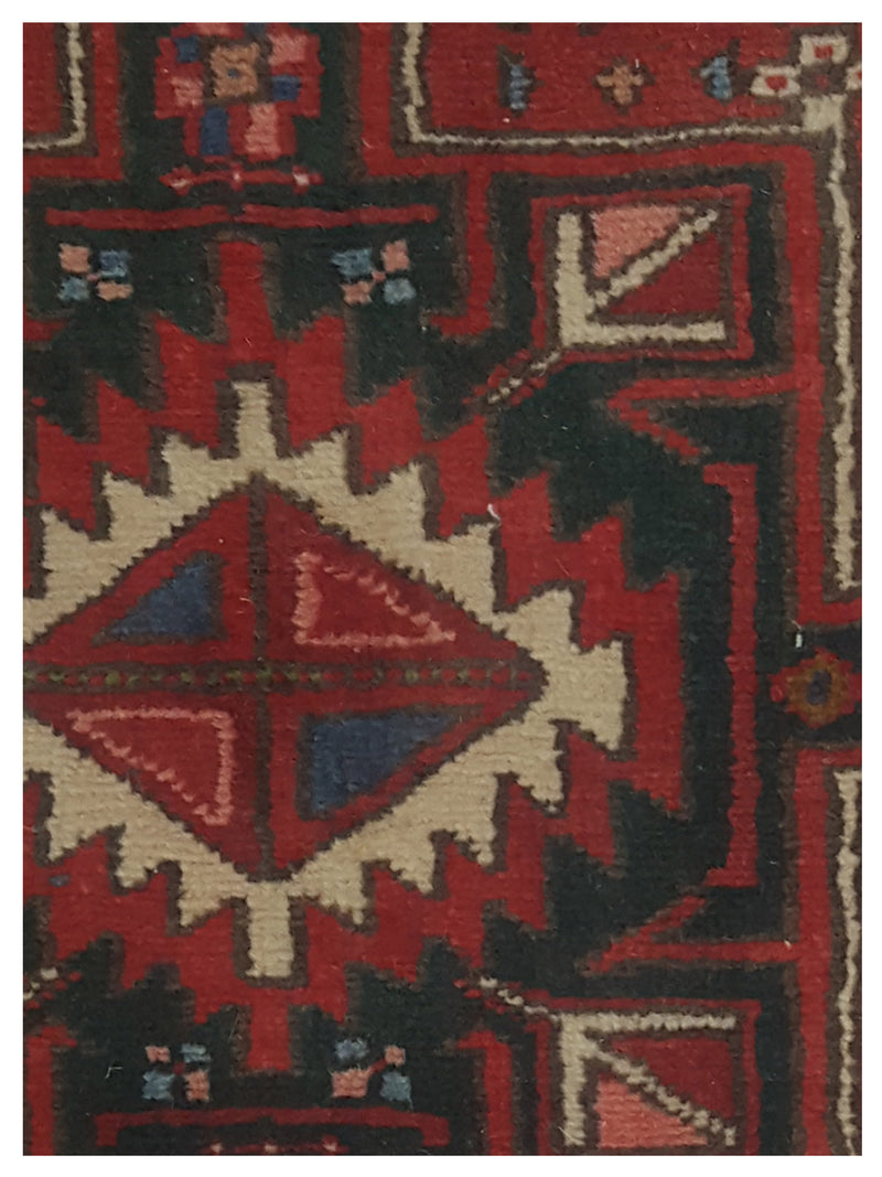Pacific Karajah 67285 Red Red Traditional Hand Knotted Rug