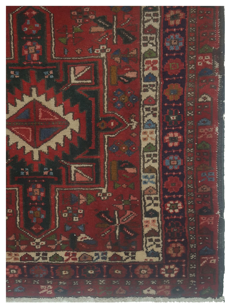 Pacific Karajah 67285 Red Red Traditional Hand Knotted Rug