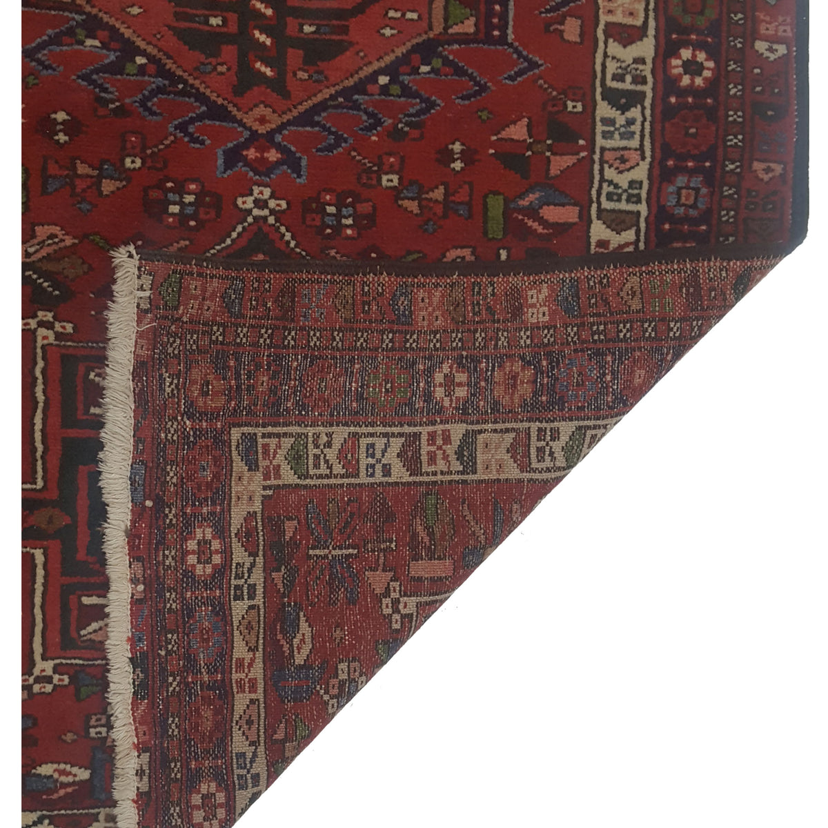 Pacific Karajah 67285 Red Red Traditional Hand Knotted Rug