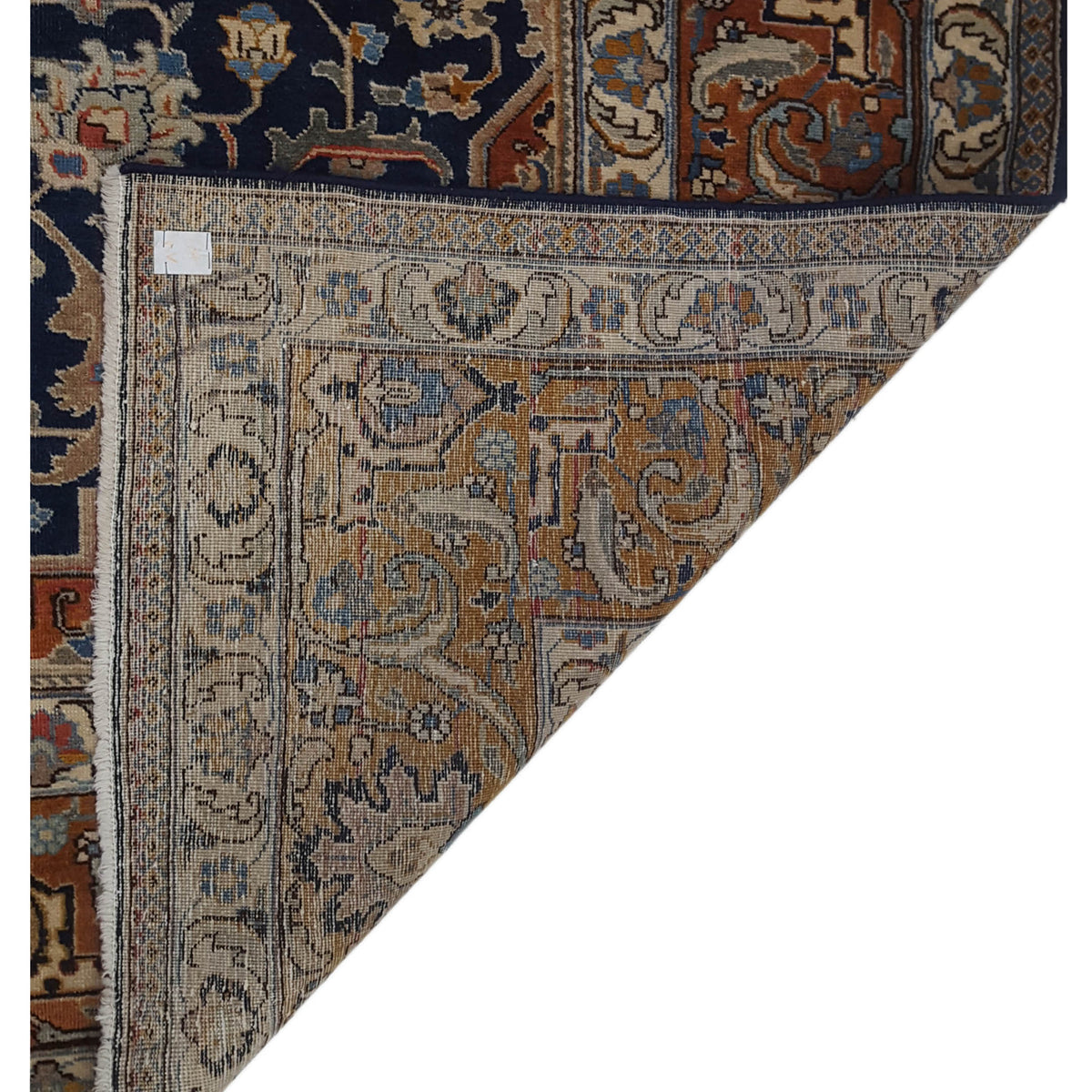 Pacific Khoy 67286 Navy Rust Traditional Hand Knotted Rug