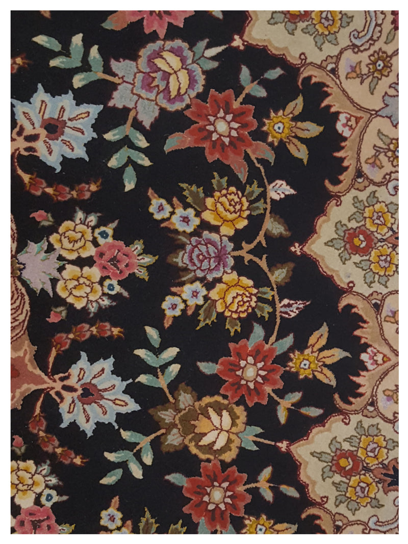 Pacific Tabriz 67287 Black Rust Traditional Hand Knotted Rug