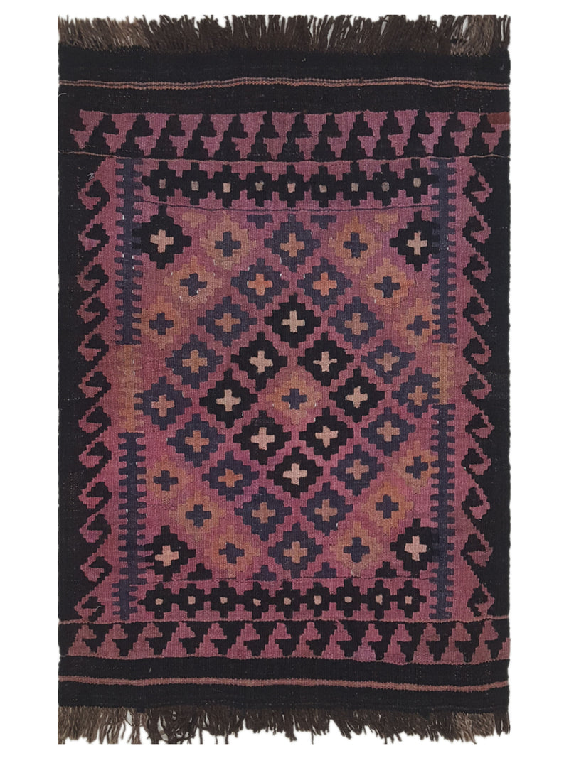 Pacific Kilim Maimana  Brown Multi Kilim