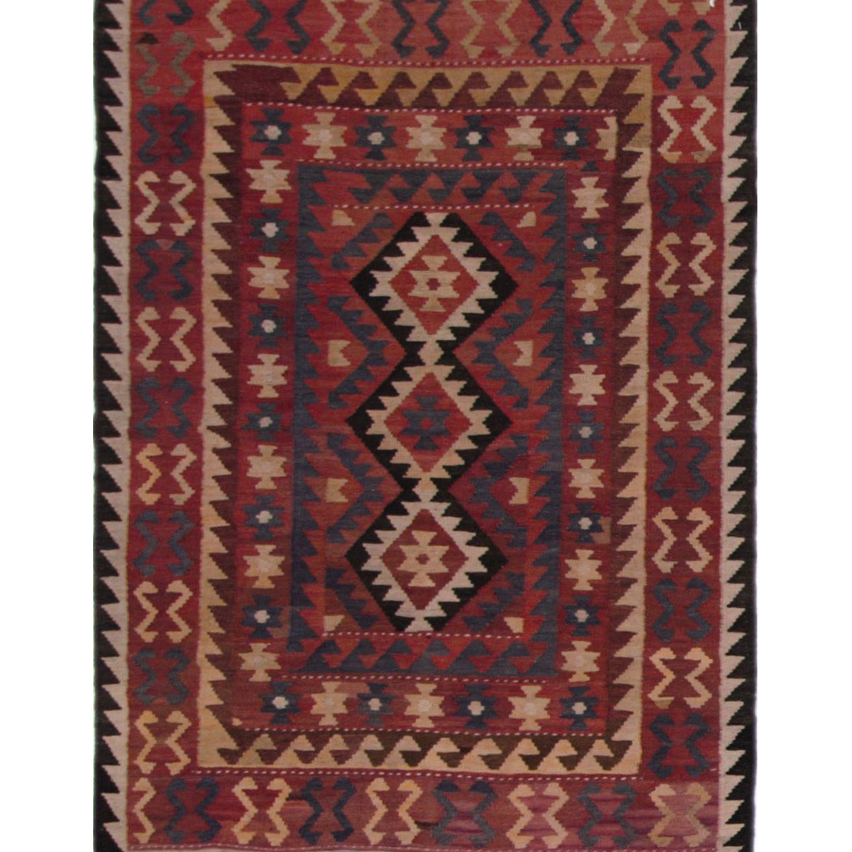 Pacific Kilim Maimana  Brown Multi Kilim