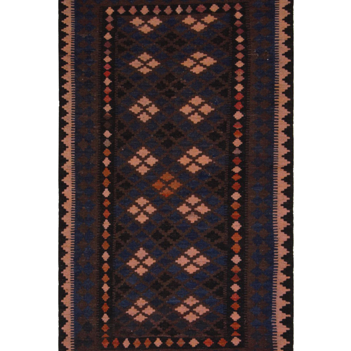 Pacific Kilim Maimana  Brown Multi Kilim