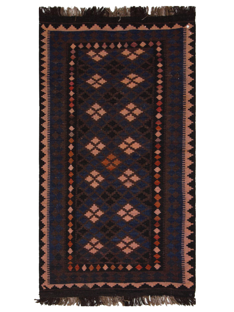 Pacific Kilim Maimana  Brown Multi Kilim