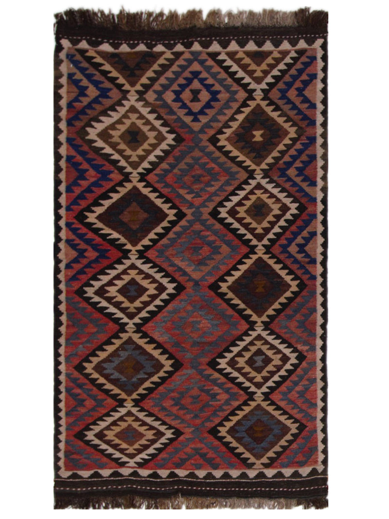 Pacific Kilim Maimana  Brown Multi Kilim