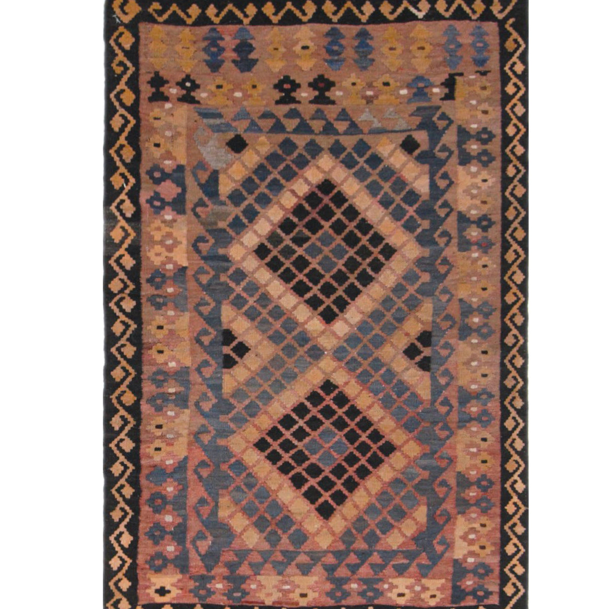 Pacific Kilim Maimana  Brown Multi Kilim