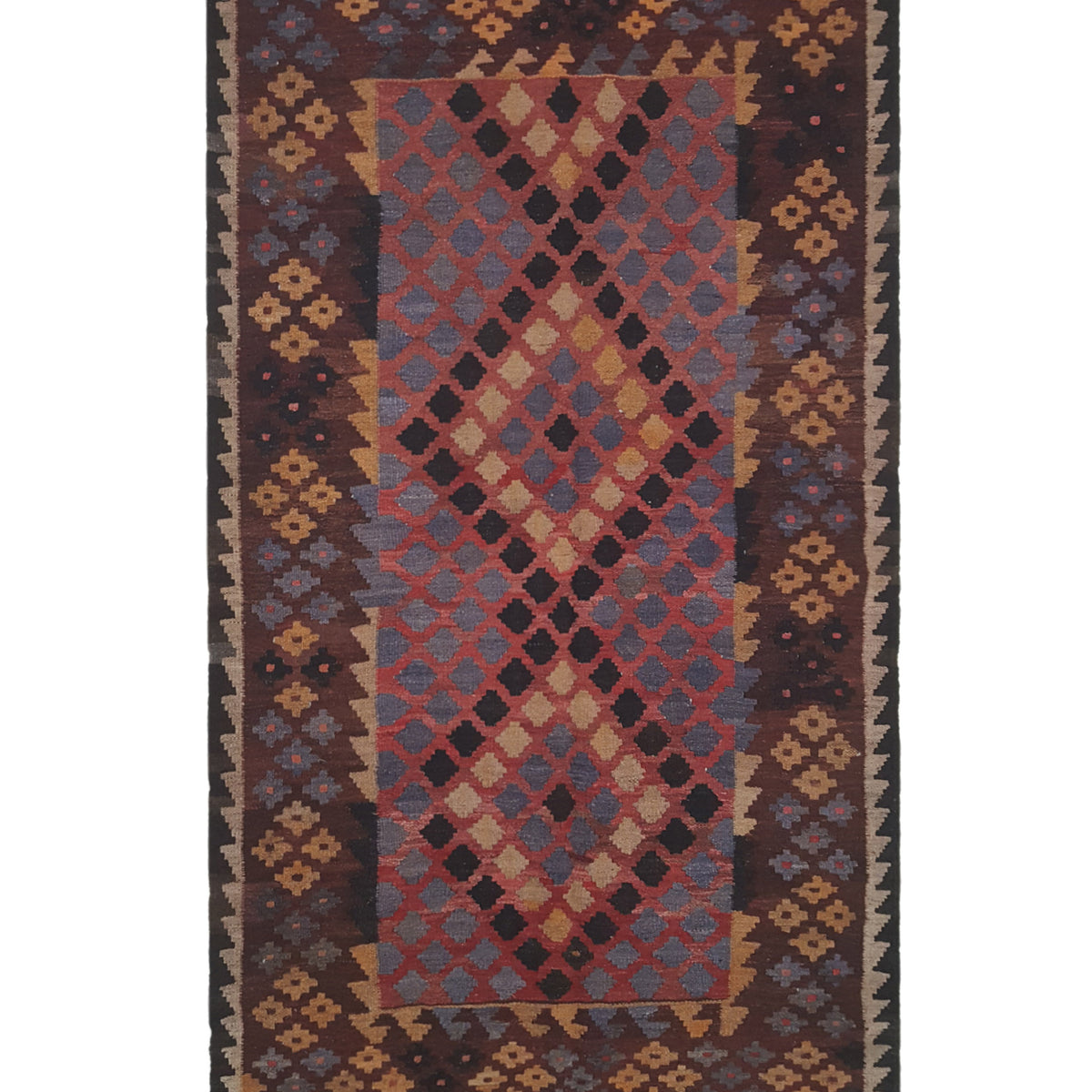 Pacific Kilim Maimana  Brown Multi kilim