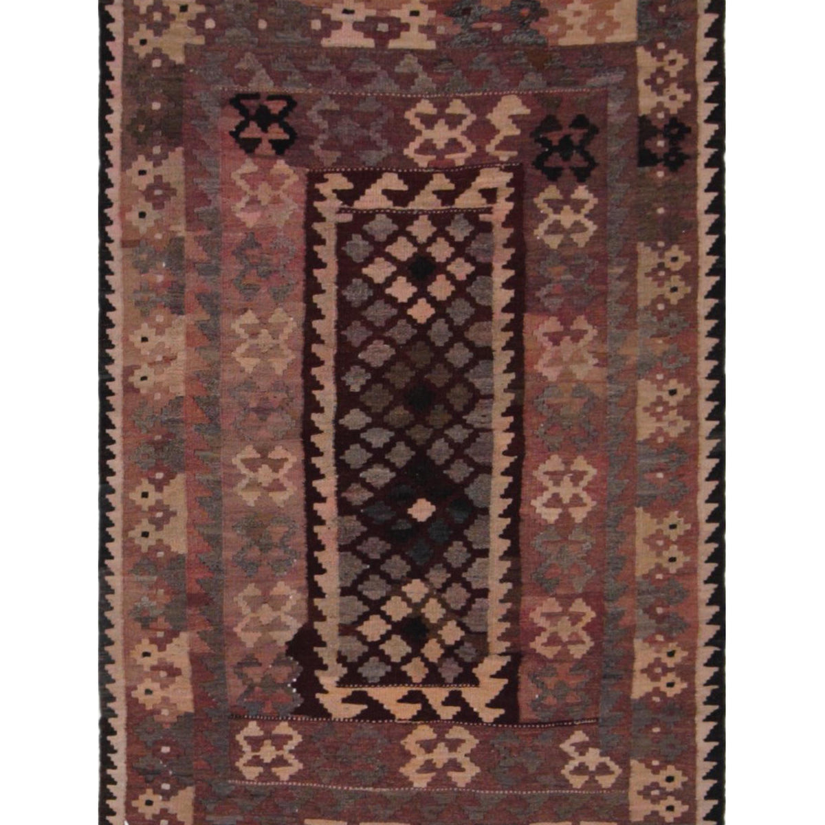 Pacific Kilim Maimana  Rust Multi Kilim