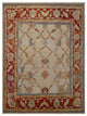 Pacific Ushak   Beige Burgundy Traditional