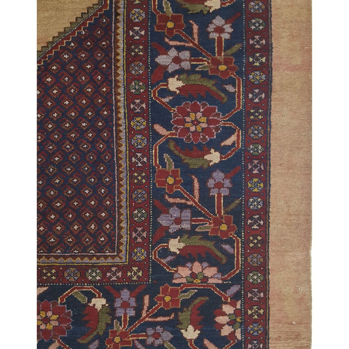 Pacific Antique Darjazin 67307 Camel Navy Traditional Antique Rug