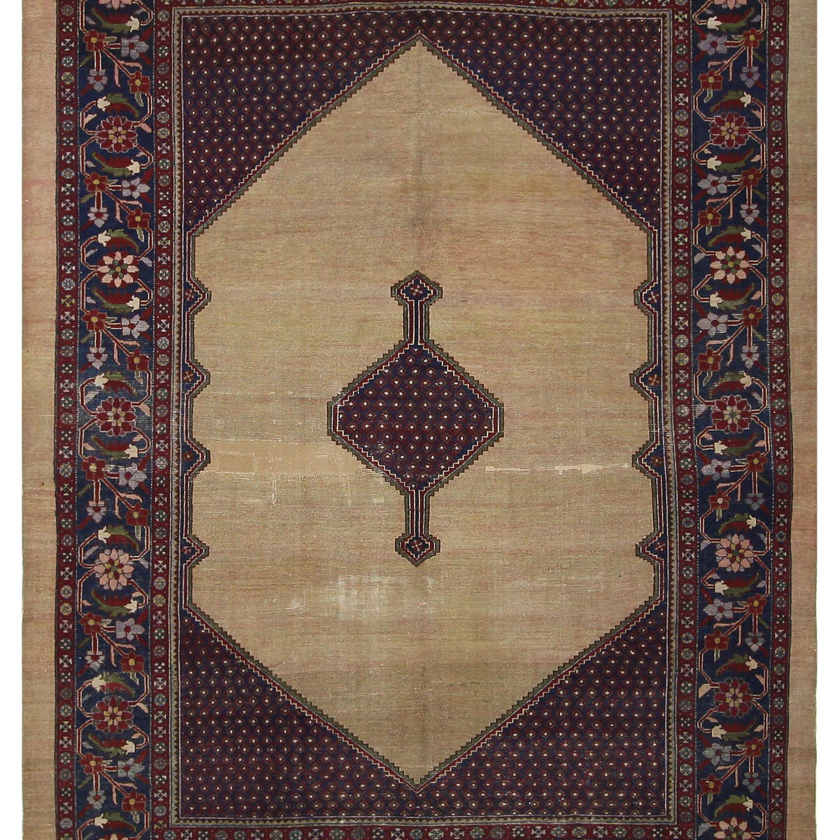 Pacific Antique Darjazin  Camel Navy Traditional