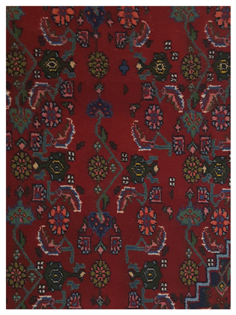 Pacific Bijar 67312 Red Navy Traditional Hand Knotted Rug