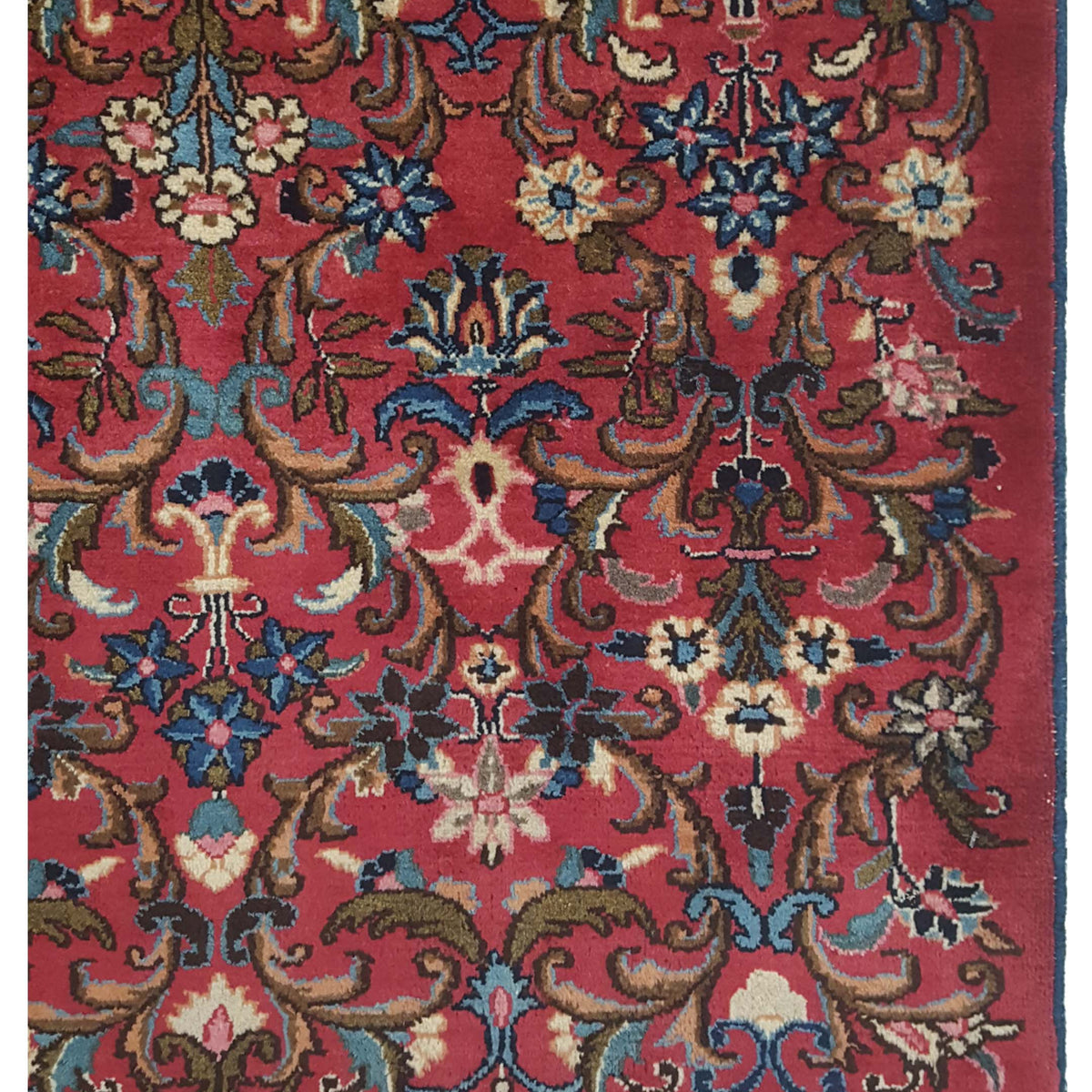 Pacific Mashad Runner 67313 Red Red Traditional Hand Knotted Rug