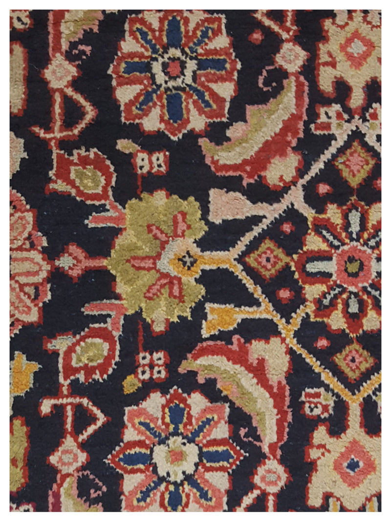 Pacific Sarouk Mahal 67314 Navy Navy Traditional Hand Knotted Rug