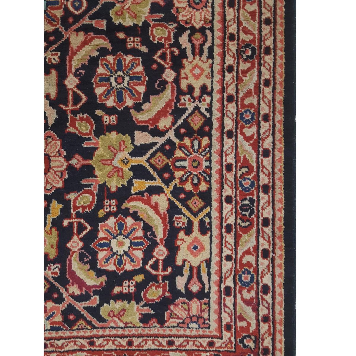 Pacific Sarouk Mahal 67314 Navy Navy Traditional Hand Knotted Rug