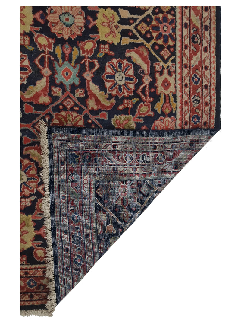 Pacific Sarouk Mahal 67314 Navy Navy Traditional Hand Knotted Rug