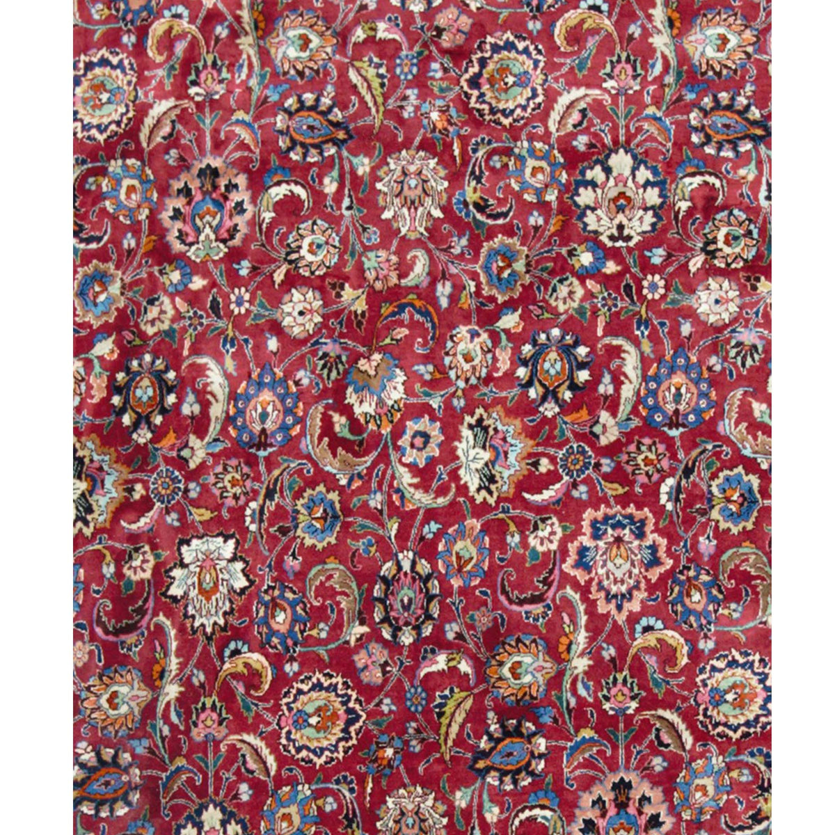 Pacific Mashad 67320 Burgundy Indigo Traditional Semi Antique Rug