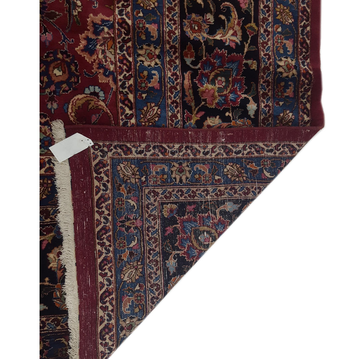 Pacific Mashad 67320 Burgundy Indigo Traditional Semi Antique Rug
