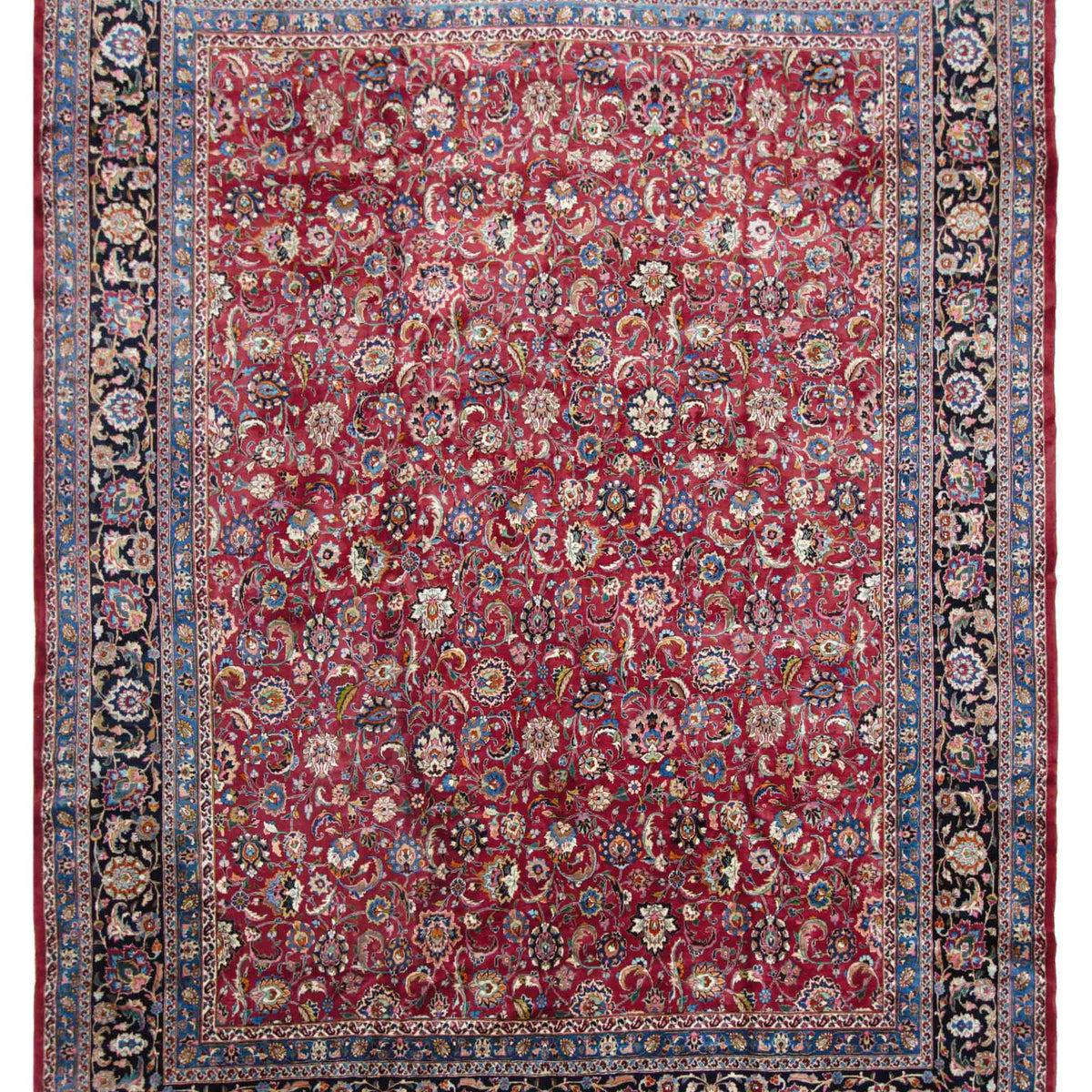 Pacific Mashad  Burgundy Indigo Traditional