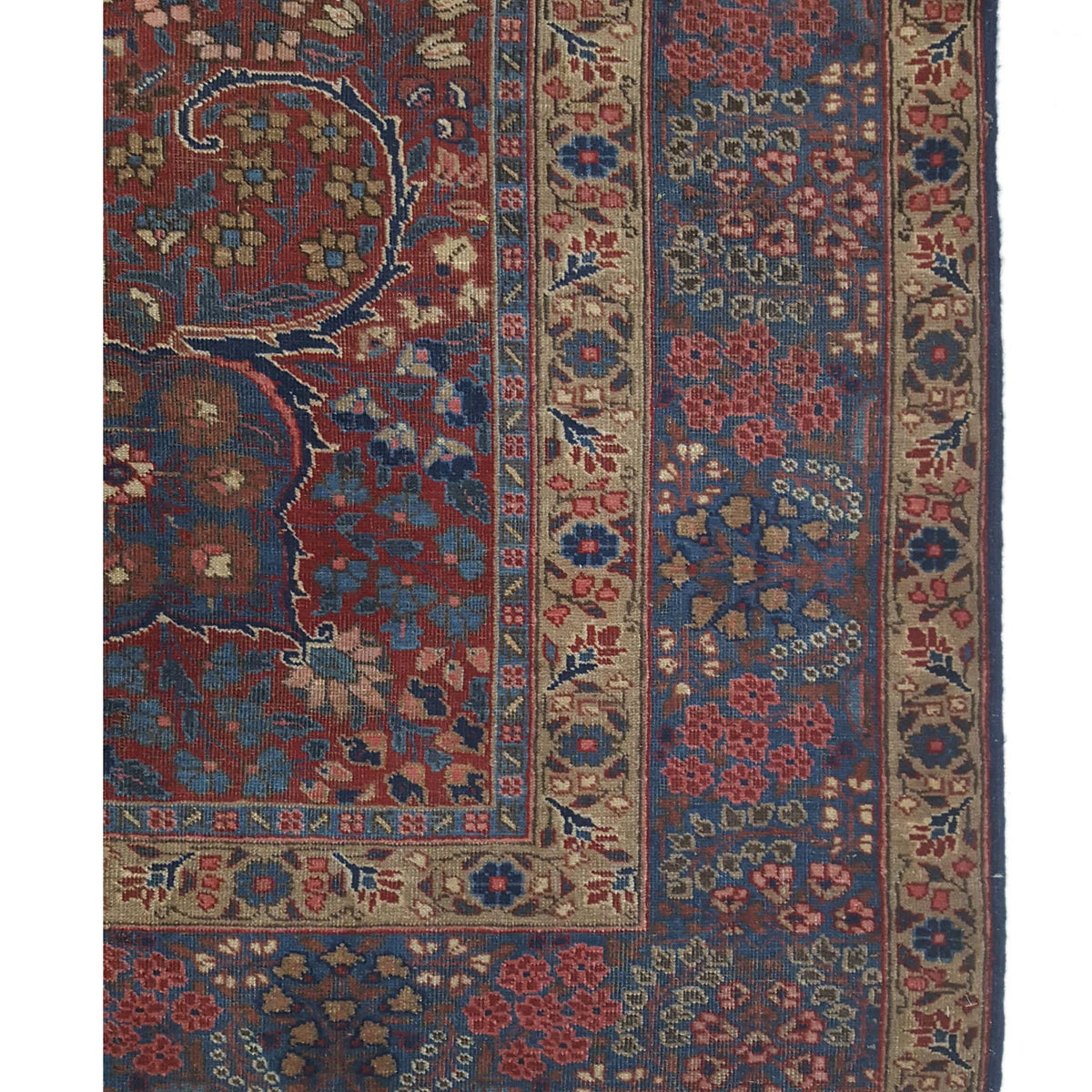 Pacific Khoy 67325 Red Navy Traditional Hand Knotted Rug