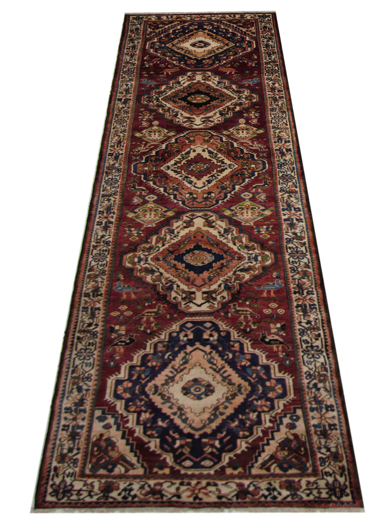 Pacific Bakhtiyari 67329 Brown Ivory Traditional Hand Knotted Rug