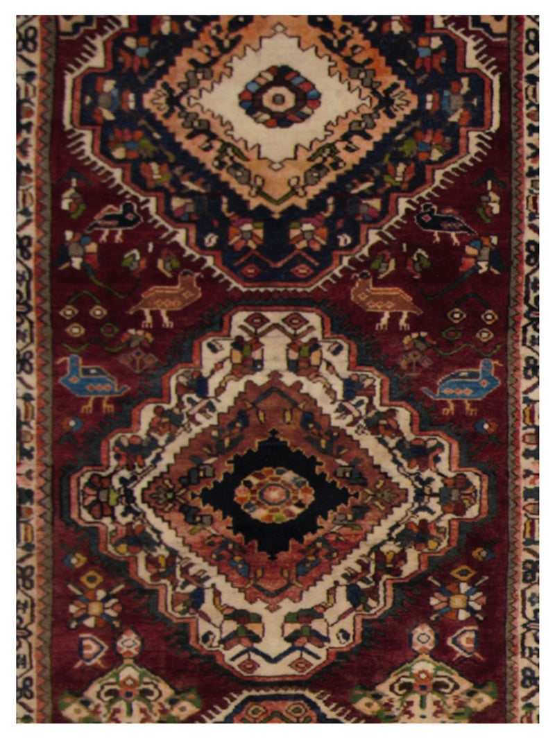 Pacific Bakhtiyari 67329 Brown Ivory Traditional Hand Knotted Rug
