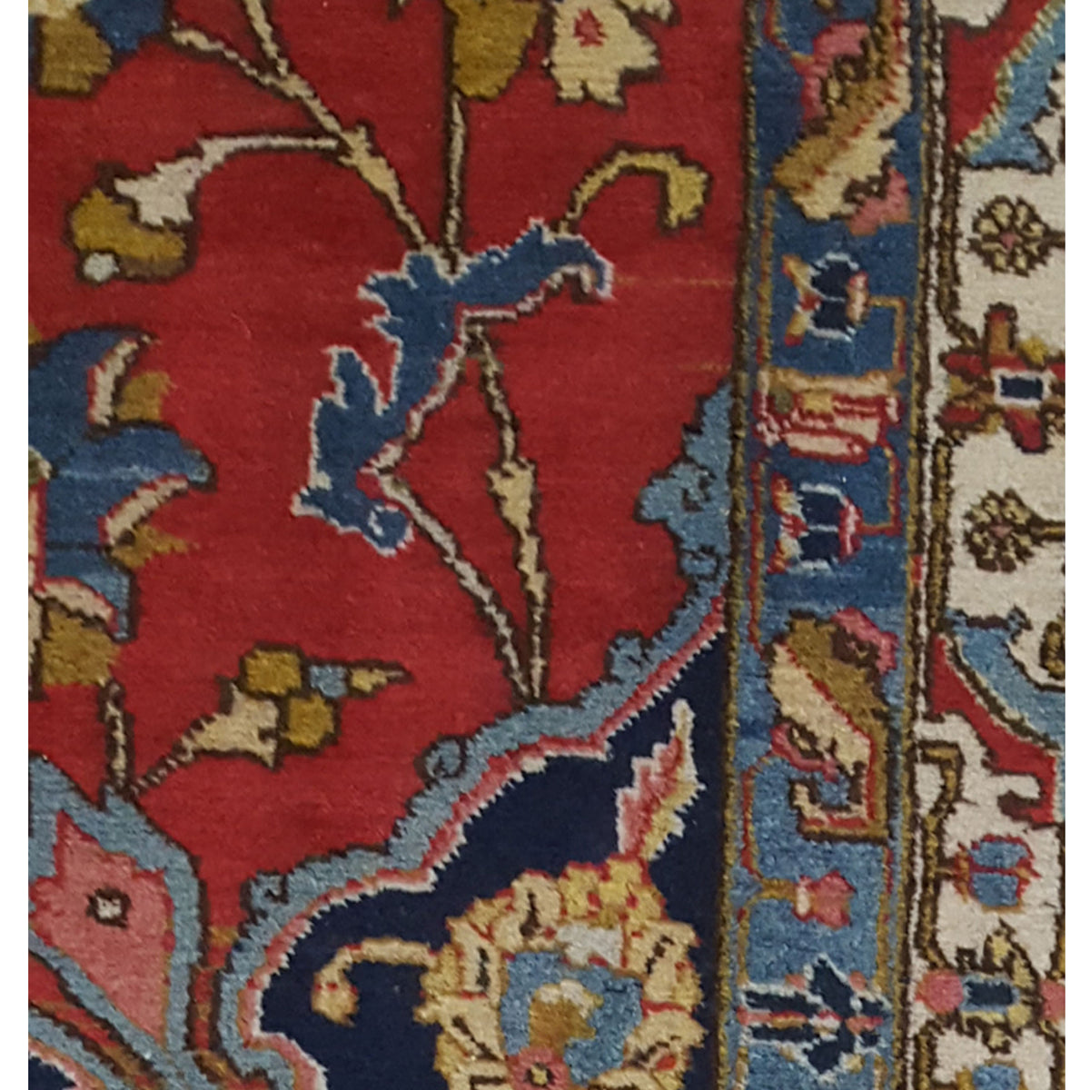 Pacific Khoy 67335 Red Navy Traditional Hand Knotted Rug