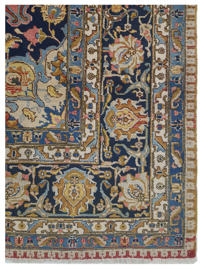 Pacific Khoy 67335 Red Navy Traditional Hand Knotted Rug