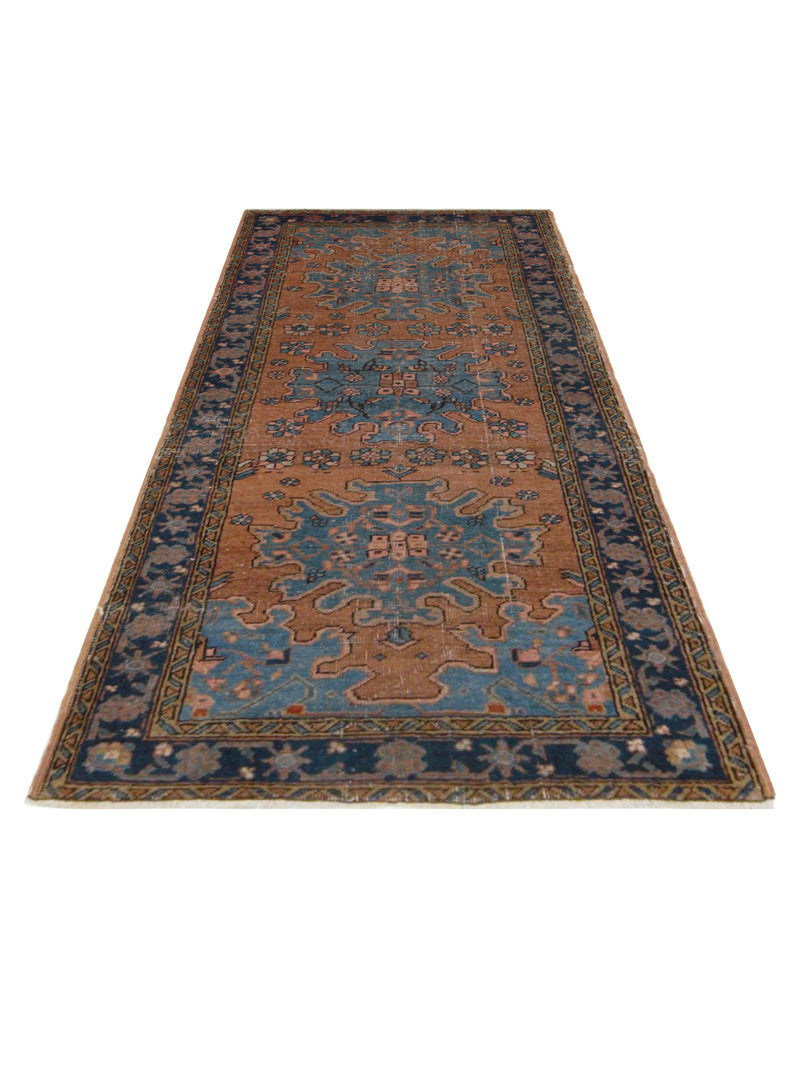 Fasa Antique Heriz 67336 Rust Navy Traditional Antique Rug