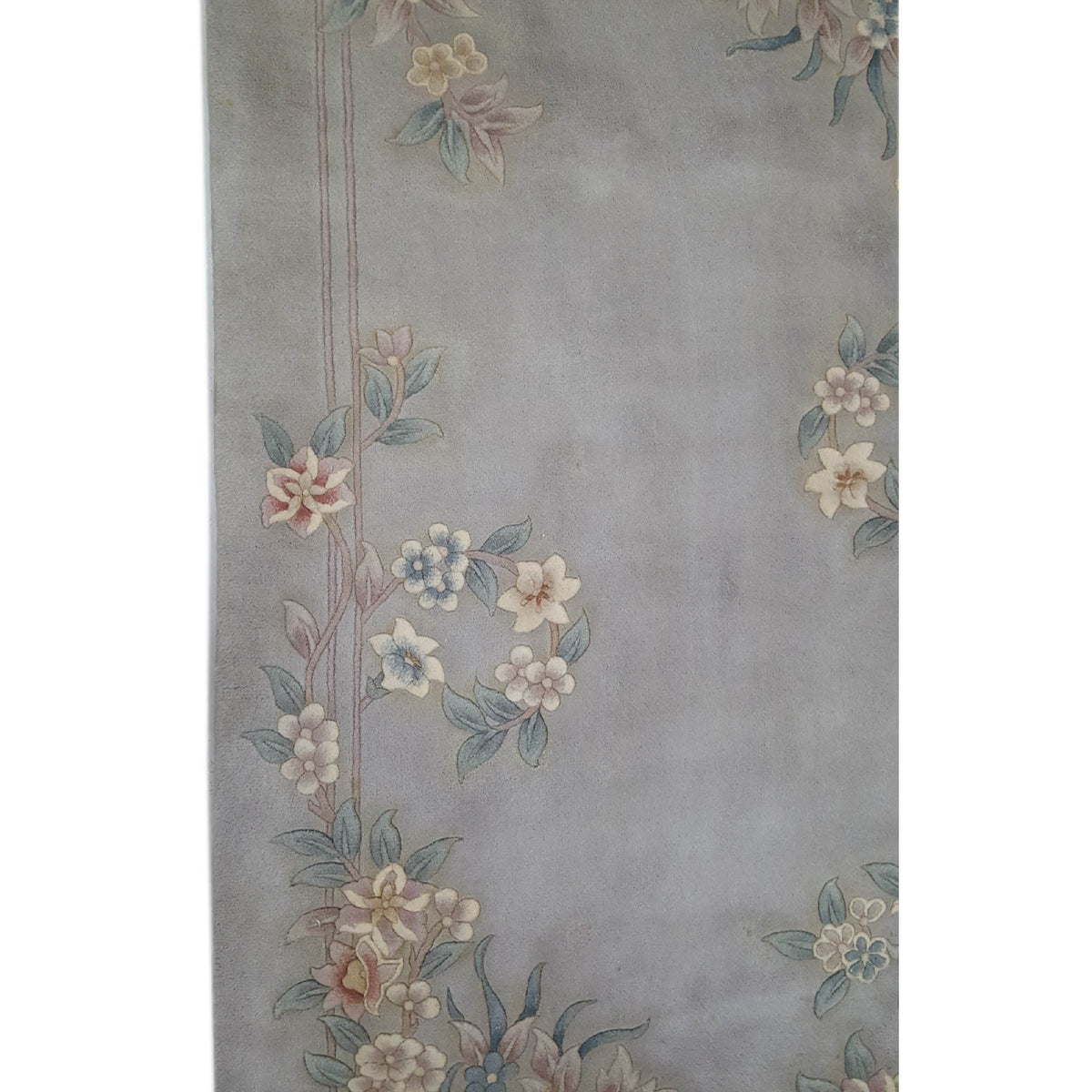 Pacific Tibetan 67394 Grey Lavender Transitional Hand Knotted Rug