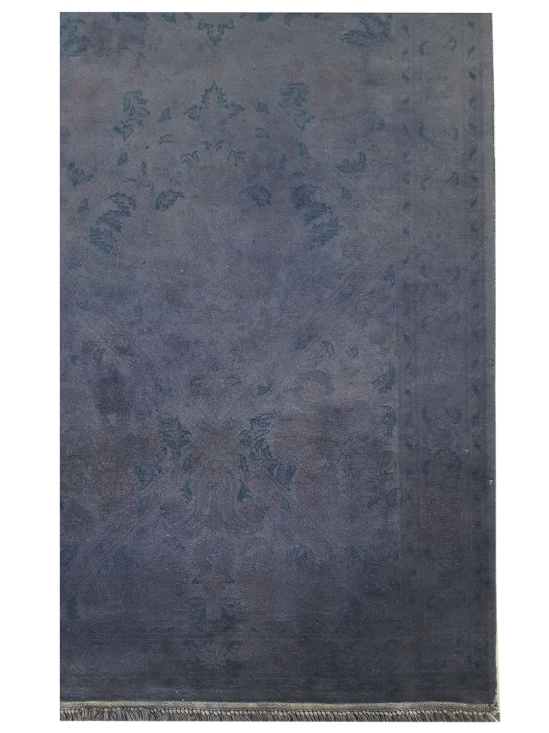 Pacific Classic Overdyed 67396 Grey Grey Transitional Hand Knotted Rug