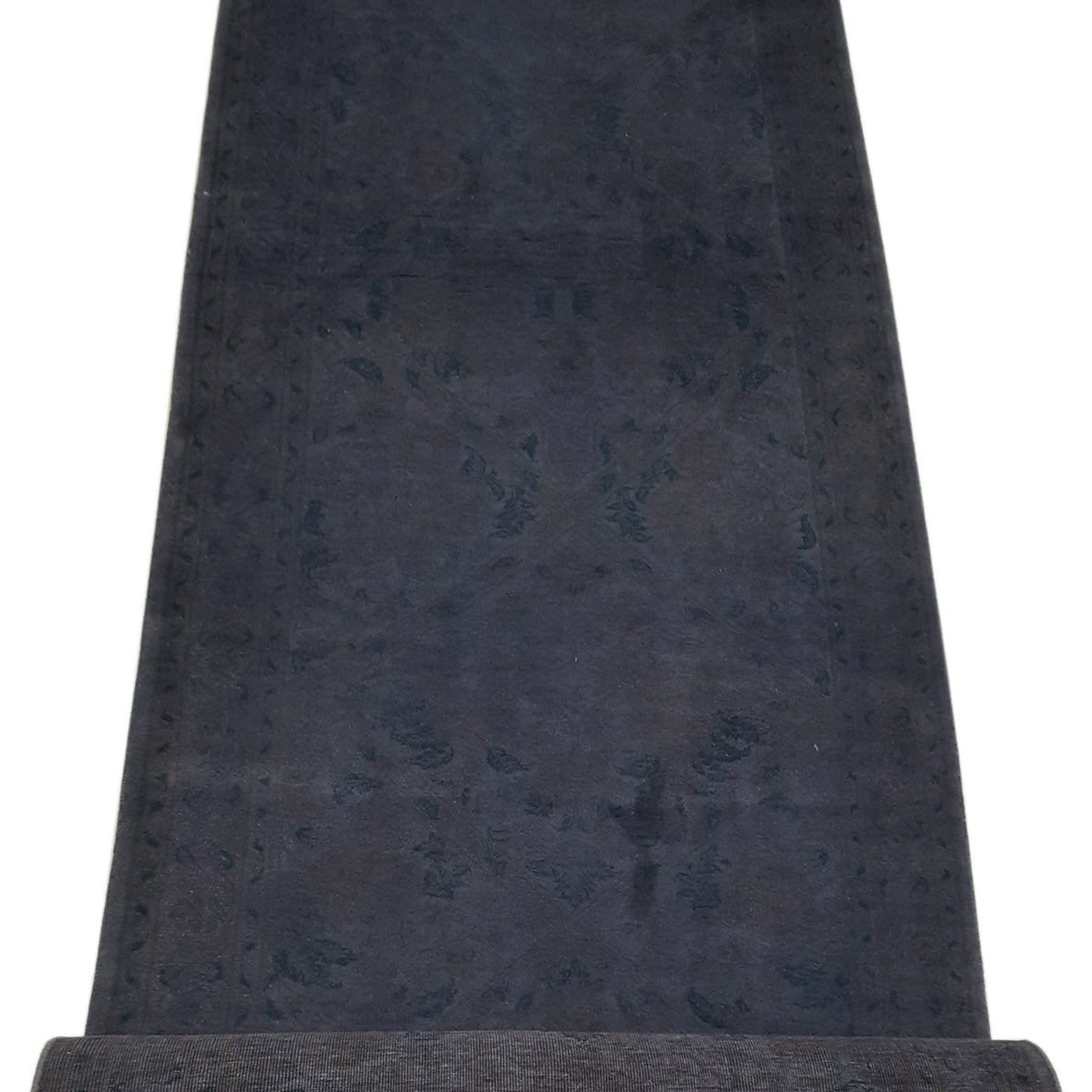 Pacific Classic Overdyed 67396 Grey Grey Transitional Hand Knotted Rug