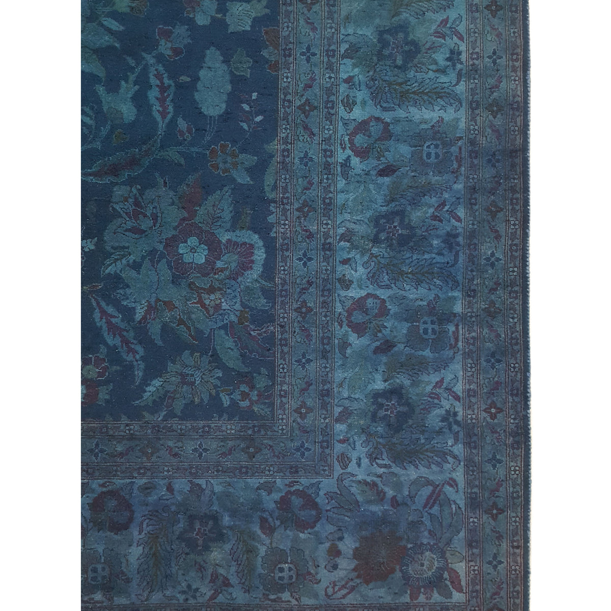 Pacific Classic Overdyed 67397 Ivory Mint Traditional Hand Knotted Rug