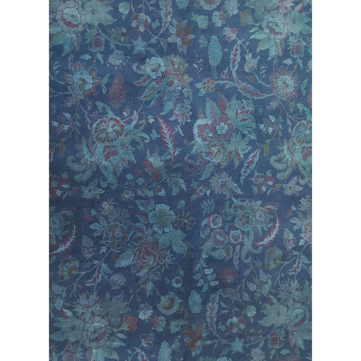 Pacific Classic Overdyed 67397 Ivory Mint Traditional Hand Knotted Rug