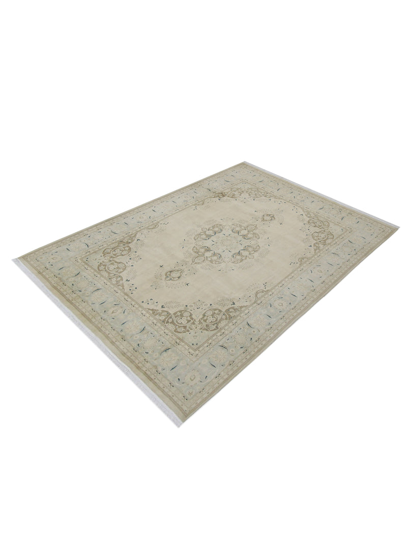 Pacific Classic 67398 Ivory Ivory Traditional Hand Knotted Rug