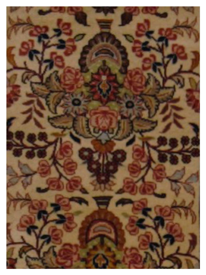 Pacific Hamadan 67406 Beige Red Traditional Hand Knotted Rug