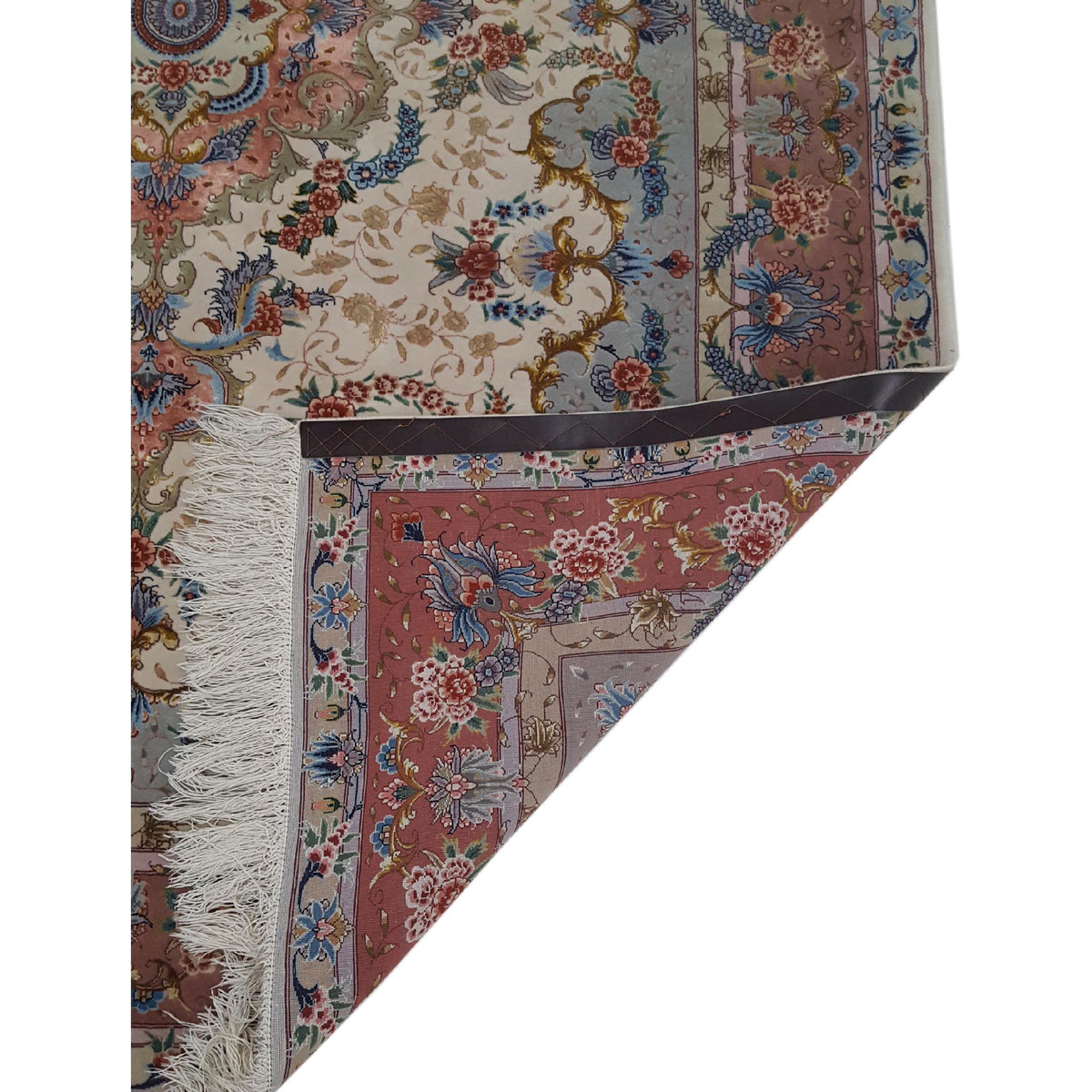 Pacific Fine Tabriz 67433 Ivory Sky Traditional Hand Knotted Rug