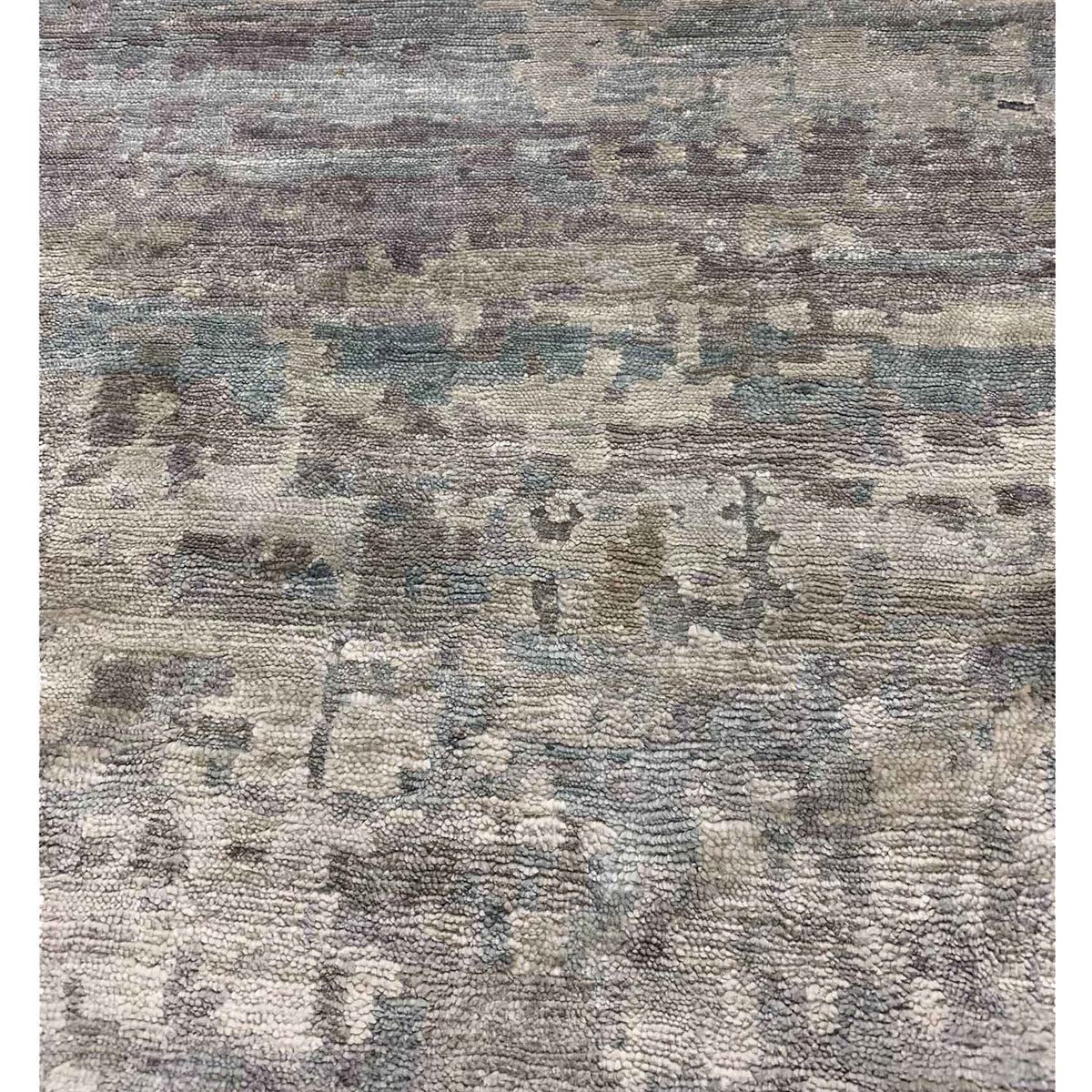 Pacific Lasha 67497 Silver Grey Contemporary Hand Knotted Rug