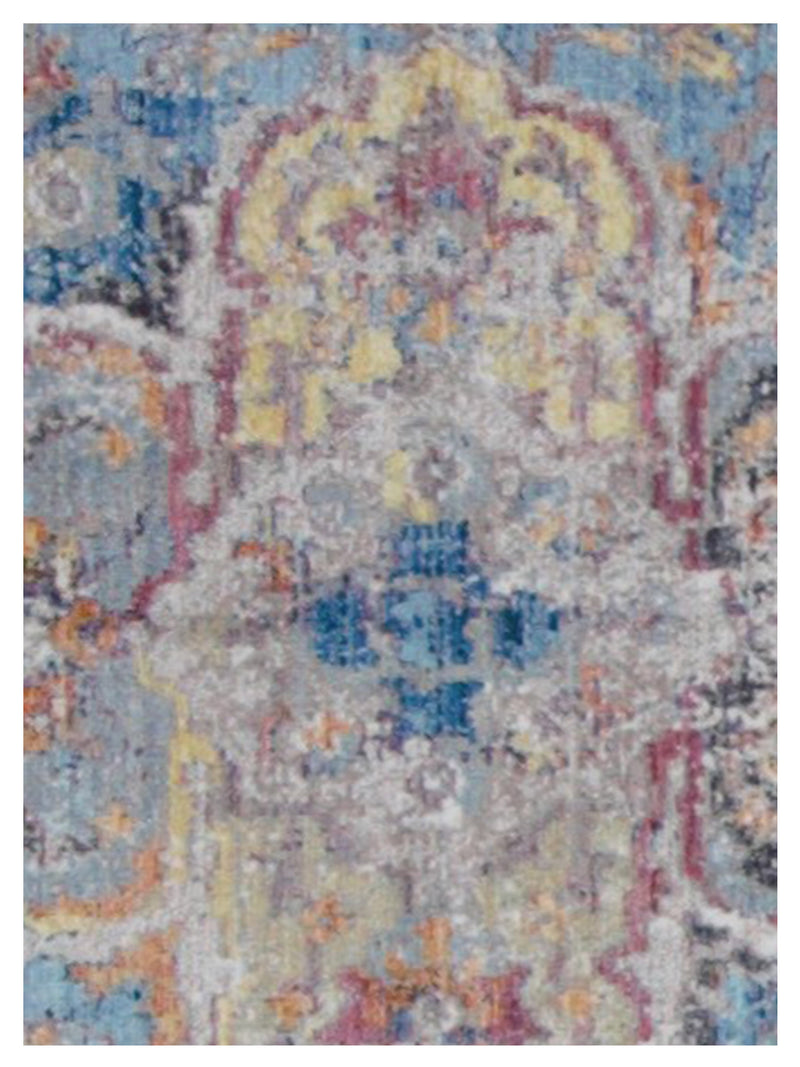 Aura Isle 67606 Orange Multi Transitional Power Loom Rug