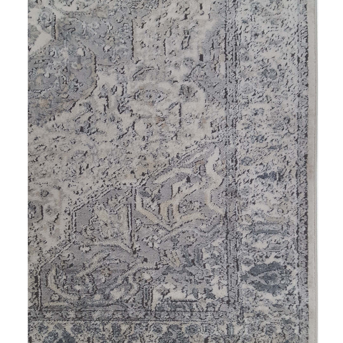 Aura Isle 67614 Ivory Grey Transitional Power Loom Rug