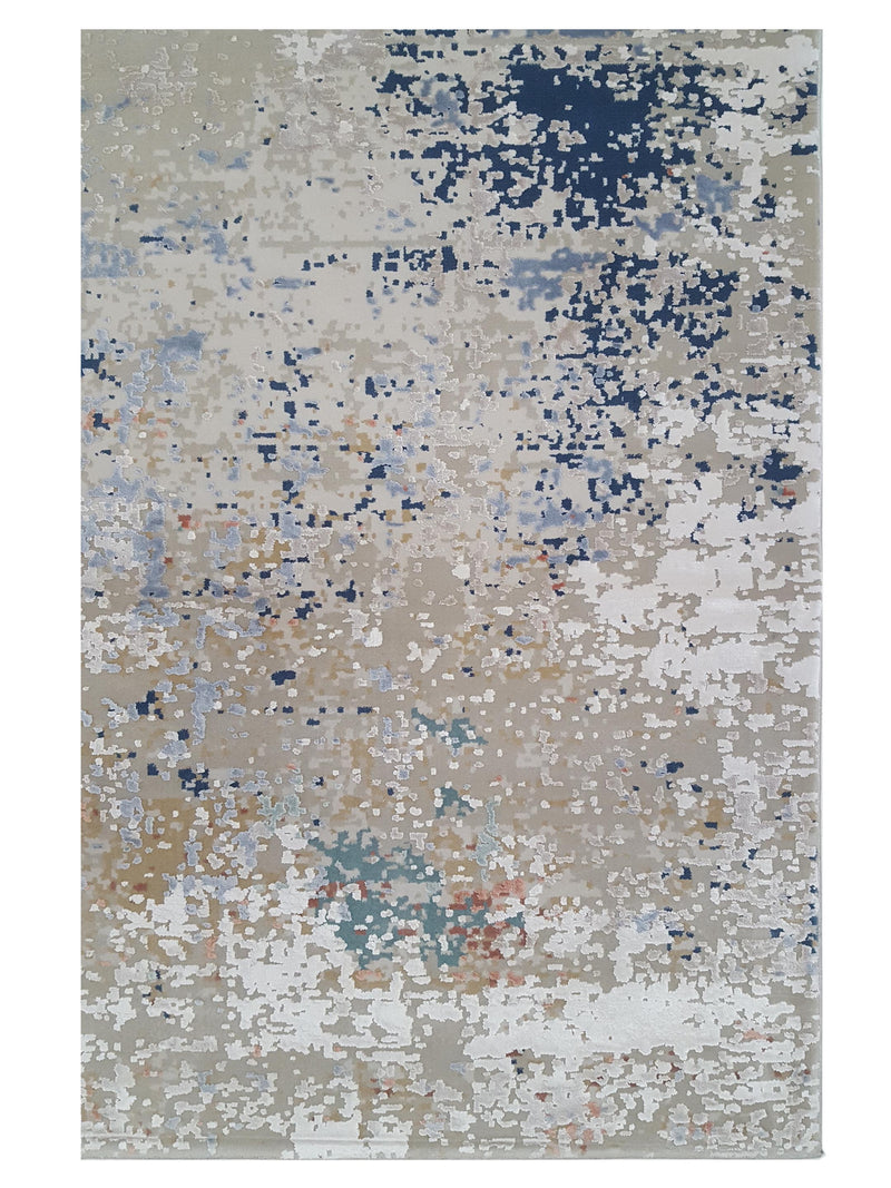 Pacific Ibiza CM-67653 Cream Multi Modern Power Loom Rug