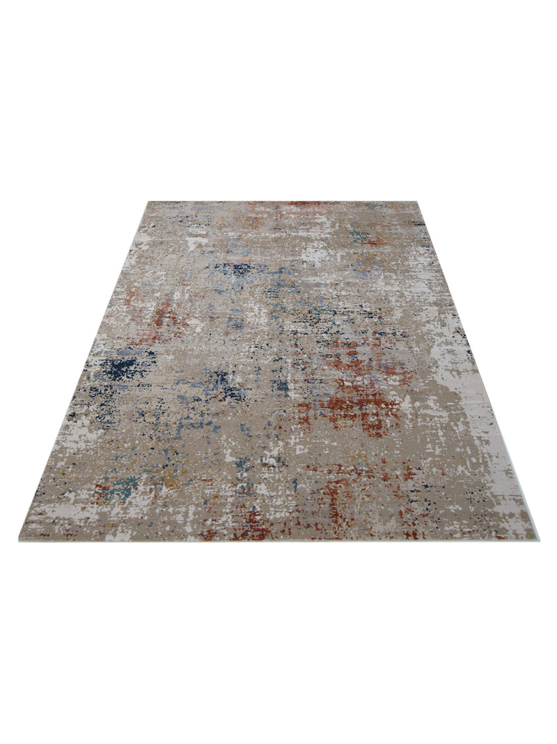Pacific Ibiza CM-67653 Cream Multi Modern Power Loom Rug