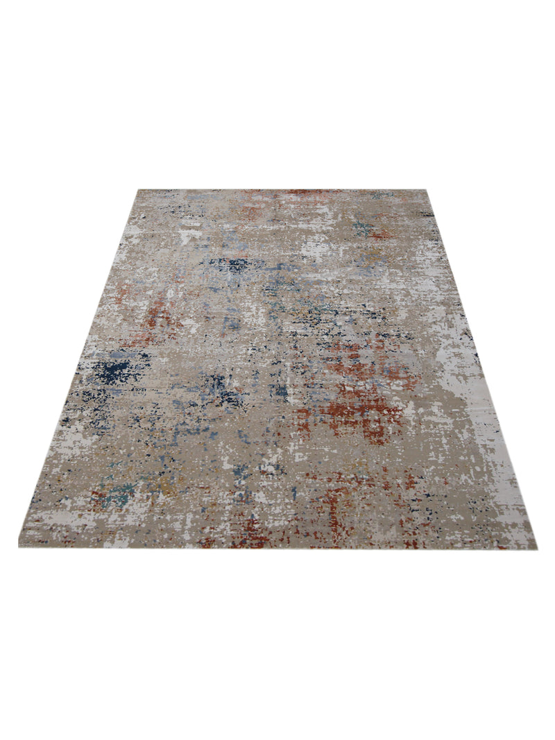 Pacific Ibiza CM-67653 Cream Multi Modern Power Loom Rug